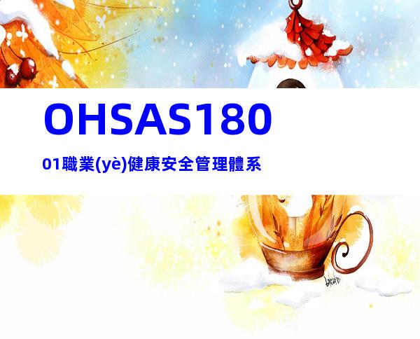 OHSAS18001職業(yè)健康安全管理體系